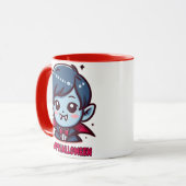 Halloween - Süße kleine Vampire Tasse (Vorderseite Links)