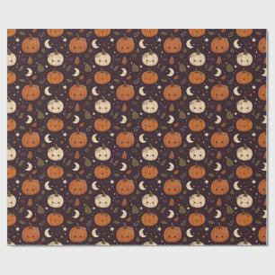 Halloween süße Kürbis Cartoon-Muster Geschenkpapier