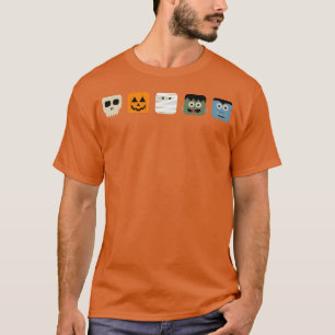 Halloween süße Monster-Gesichter für Kinder und Ju T-Shirt