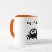Halloween Süße Schwarze Spinne Tasse (Vorderseite Links)