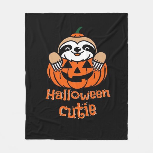 Halloween Süsse Sloth Essential T - Shirt Fleecedecke (Vorderseite)