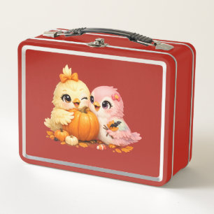 Halloween Süße Vogel Beste Freunde Lunchbox