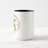 Halloween Süßer Frosch Kröte Hexe Tasse (Zentrum)