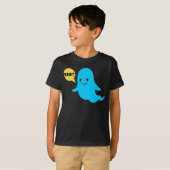 Halloween Süßer Geist Boo T-Shirt (Vorne ganz)