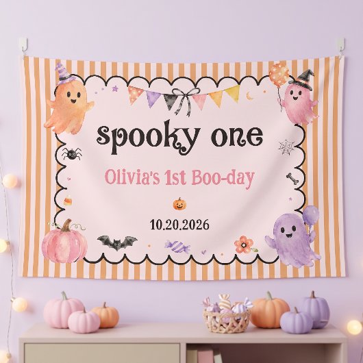 Halloween Süßer Geist Geburtstagsfeier Banner