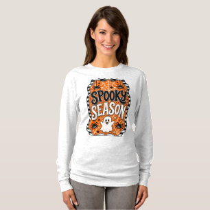 Halloween Süßer Geist Kürbis T-Shirt