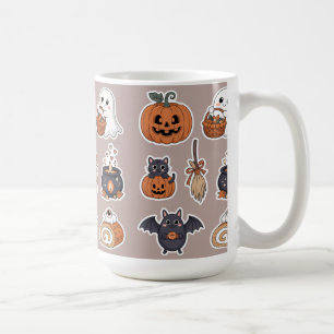 Halloween süßer Geist Trick und Treat Kaffeetasse