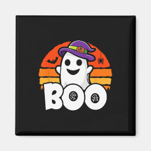 Halloween - Süßer Geisterhexe - Buh - Lustiger Hal Magnet