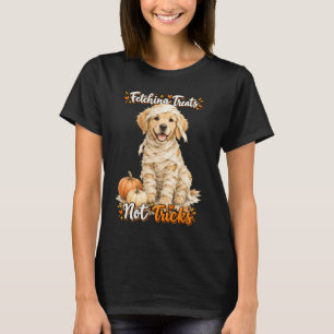 Halloween Süßer Golden Retriever Mumie Tricks T-Shirt