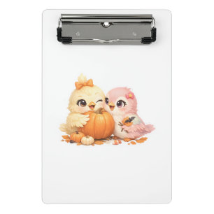 Halloween Süßer Vogel Beste Freunde Klemmbrett