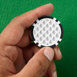 Halloween, Süßer Weißer Geist, Süßes oder Saures,  Pokerchips