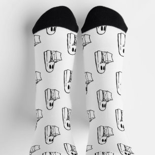 Halloween, Süßer Weißer Geist, Süßes oder Saures, Socken