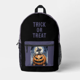 Halloween, Süßes oder Saures, Gruselige Kürbisse G Bedruckter Rucksack