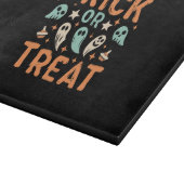 Halloween-Süßes-oder-Saures Schneidebrett (Ecke)