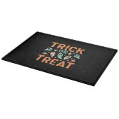 Halloween-Süßes-oder-Saures Schneidebrett (Ecke)