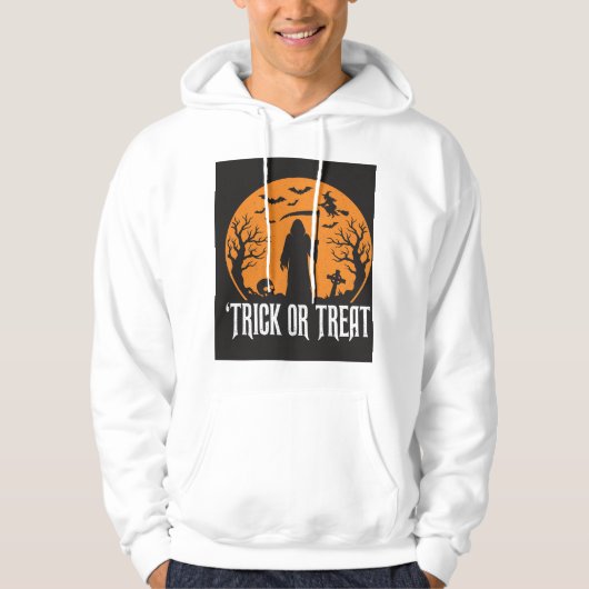 Halloween-Süßes-oder-Saures-Sense-Design_1 Hoodie (Vorderseite)