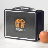 Halloween Süßes oder Saures Sensenmann Design_1 Metall Brotdose (Beispiel)