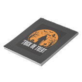 Halloween Süßes oder Saures Sensenmann Design_1 Notizblock (Rotiert)