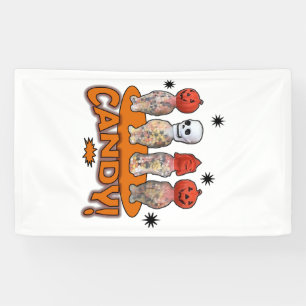 HALLOWEEN-SÜßIGKEITEN BANNER