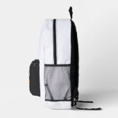 Halloween Süßigkeiten Geist Kürbis Design Bedruckter Rucksack (Rechts)
