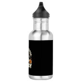 Halloween Süßigkeiten Geist Kürbis Design Edelstahlflasche (Rechts)