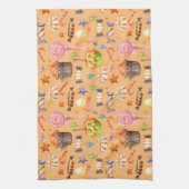 Halloween-Süßigkeiten Geschirrtuch (Vertikal)