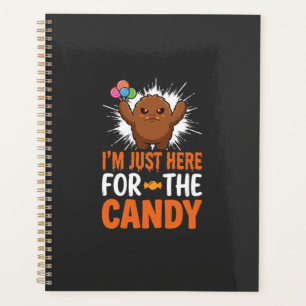 Halloween-Süßigkeiten-Monster-Zitat-Design Planer