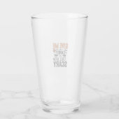 Halloween-Süßigkeiten oder nenne mich gruselig Vin Glas (Rückseite)