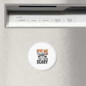 Halloween-Süßigkeiten oder nenne mich gruselig Vin Magnet (In Situ (Geschirrspüler))