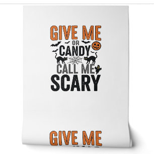 Halloween-Süßigkeiten oder nenne mich gruselig Vin Tapete