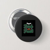 Halloween-Süßigkeiten oder Saures Fledermaus-Webde Button (Vorne & Hinten)