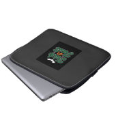 Halloween-Süßigkeiten oder Saures Fledermaus-Webde Laptopschutzhülle (Vorne Knopf)