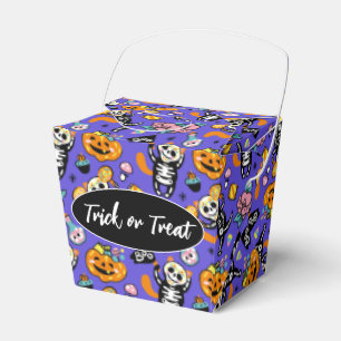 Halloween-Süßigkeiten- oder Saures-Geschenkbox Geschenkschachtel