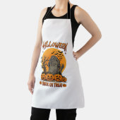 Halloween-Süßigkeiten oder Saures Grabstein Zombie Schürze (InSitu)