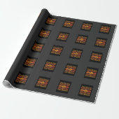 Halloween-Süßigkeiten oder Saures kleine Monster K Geschenkpapier (Ungerollt)