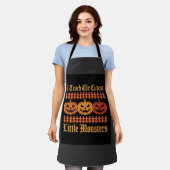 Halloween-Süßigkeiten oder Saures kleine Monster K Schürze (Getragen)
