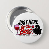 Halloween-Süßigkeiten-oder-Saures-Knopf Button (Vorne & Hinten)