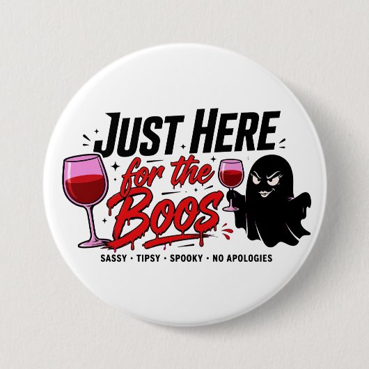 Halloween-Süßigkeiten-oder-Saures-Knopf Button (Vorderseite)