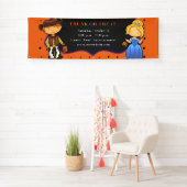 Halloween-Süßigkeiten oder Saures Kofferraum oder Banner (Insitu)