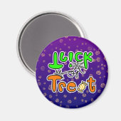 Halloween-Süßigkeiten oder Saures Magnet (Vorderseite/Rückseite)