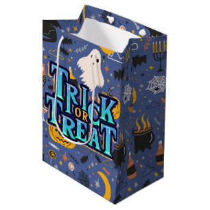 Halloween-Süßigkeiten oder Saures  Mittlere Geschenktüte
