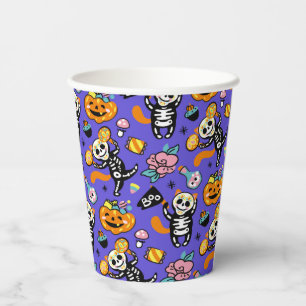 Halloween-Süßigkeiten oder Saures Pappbecher