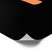 Halloween-Süßigkeiten oder Saures Poster (Ecke)