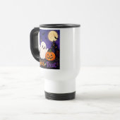 Halloween-Süßigkeiten oder Saures Reisebecher (Vorderseite Links)