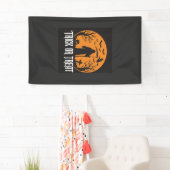 Halloween-Süßigkeiten oder Saures Sensenmann-Desig Banner (Insitu)