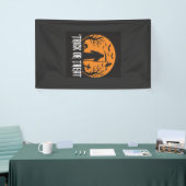 Halloween-Süßigkeiten oder Saures Sensenmann-Desig Banner (Messeveranstaltung)