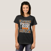 Halloween-Süßigkeiten oder Saures T-Shirt (Vorne ganz)
