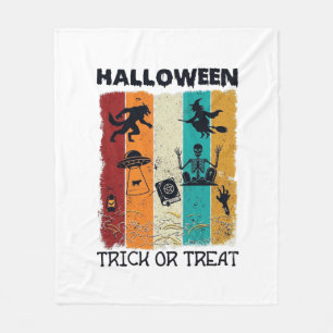 Halloween-Süßigkeiten-oder-Saures Werwolf Hexe Ske Fleecedecke
