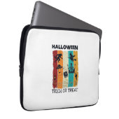 Halloween-Süßigkeiten-oder-Saures Werwolf Hexe Ske Laptopschutzhülle (Vorne Rechts)