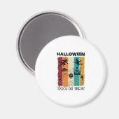 Halloween-Süßigkeiten-oder-Saures Werwolf Hexe Ske Magnet (Vorderseite/Rückseite)